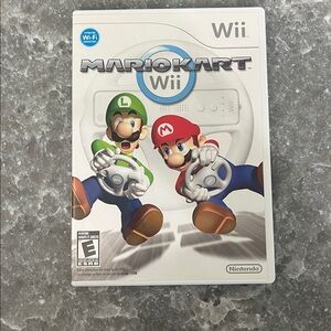 Nintendo Mario Kart Wii Case with Luigi and Mario